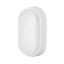 Load image into Gallery viewer, 14W Oval Dual Fascia IP65 Bulkhead White
