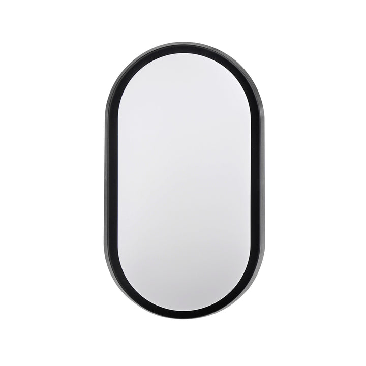 10W Oval IP65 Bulkhead Black