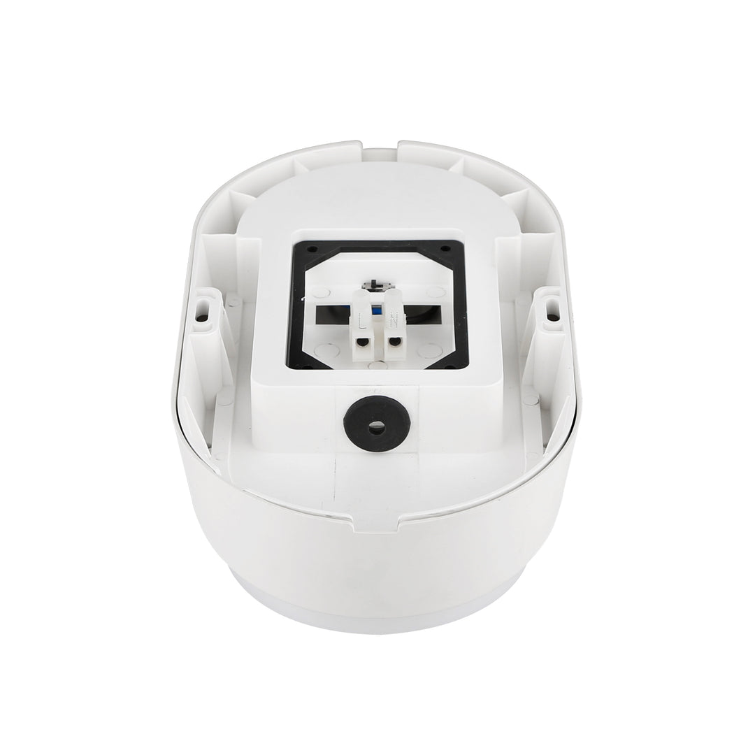 14W Oval Dual Fascia IP65 Bulkhead White