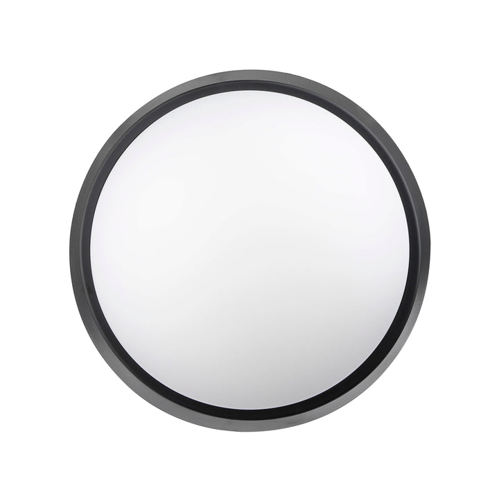 14W Round Dual Fascia IP65 Bulkhead Black