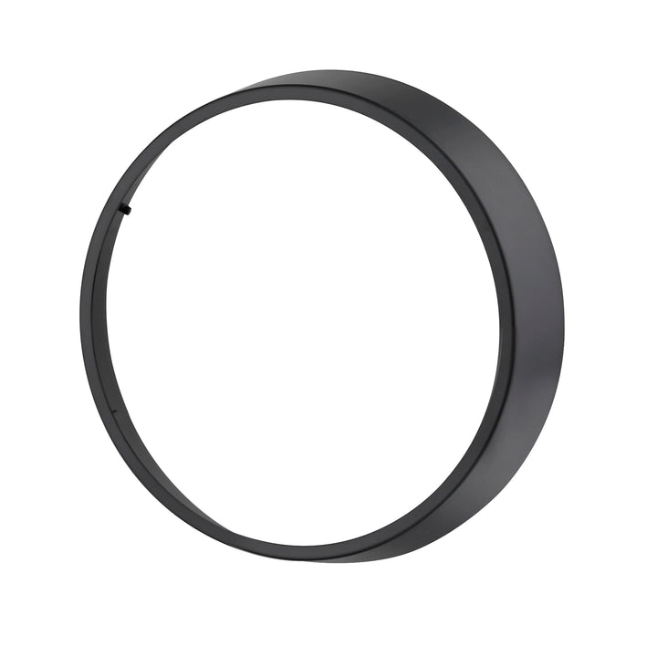 14W Round Dual Fascia IP65 Bulkhead Black