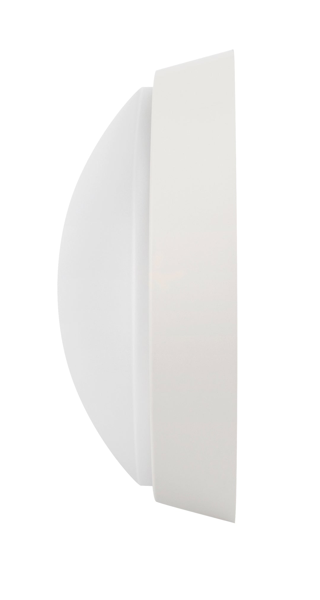 14W Round Dual Fascia IP65 Bulkhead White