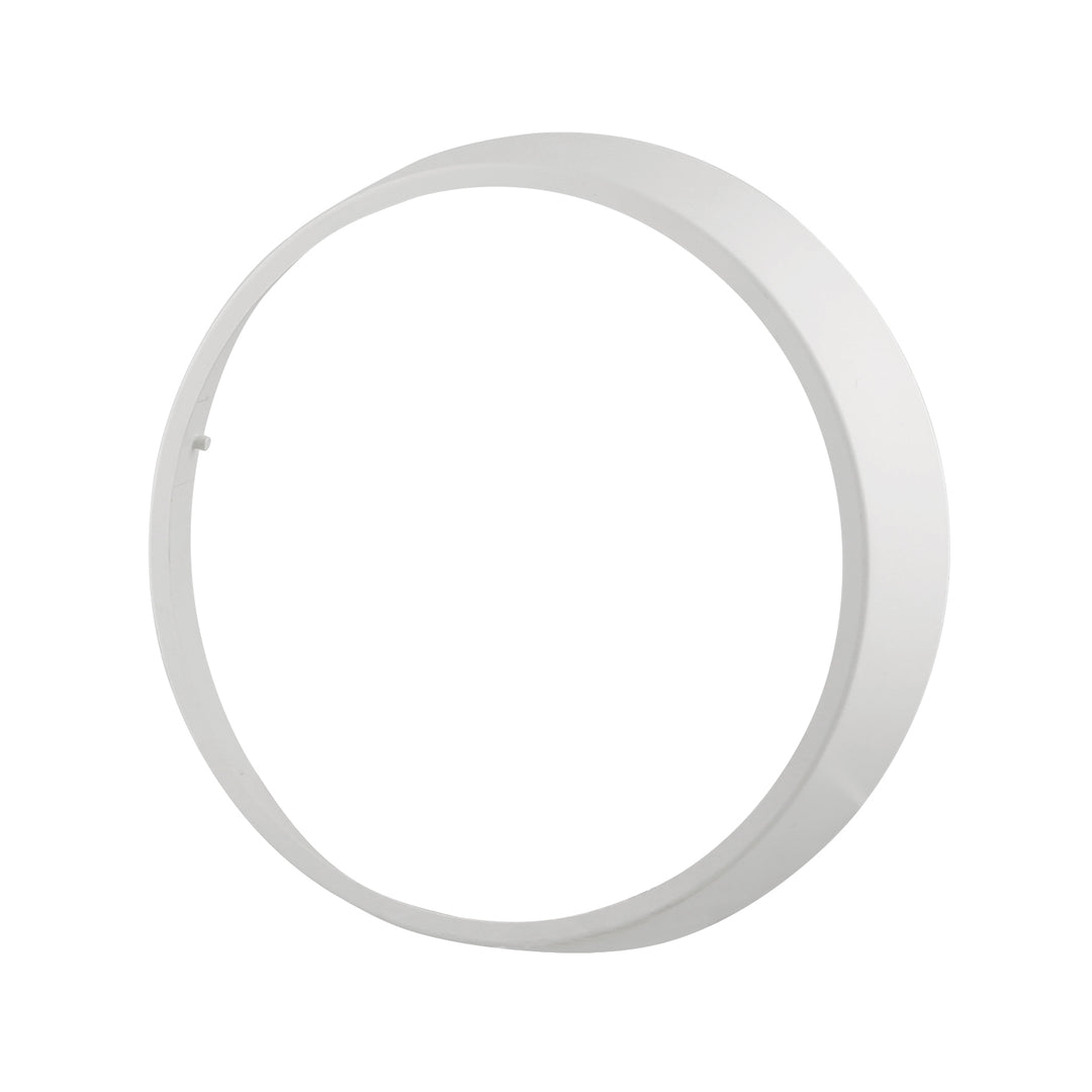 14W Round Dual Fascia IP65 Bulkhead White