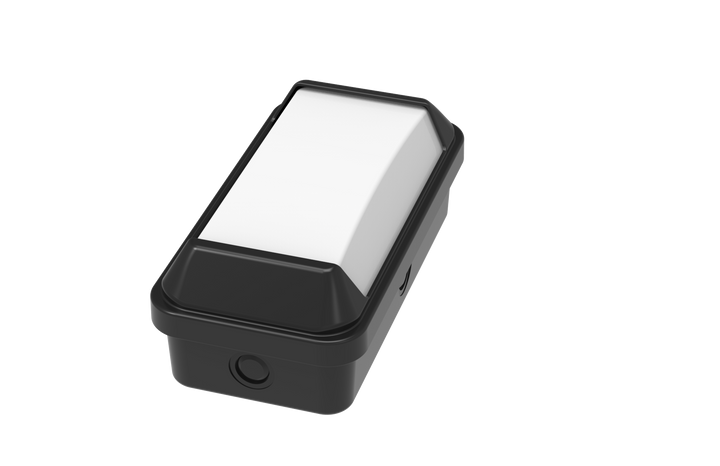 Dual Power 8/12W IP65 Bulkhead Black