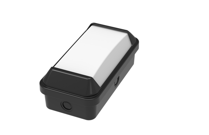 Dual Power 8/12W IP65 Bulkhead Black