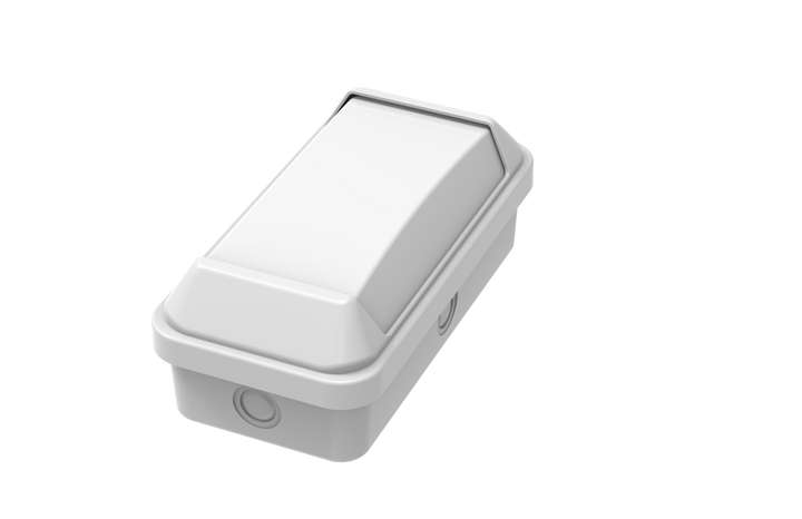 Dual Power 8/12W IP65 Bulkhead White