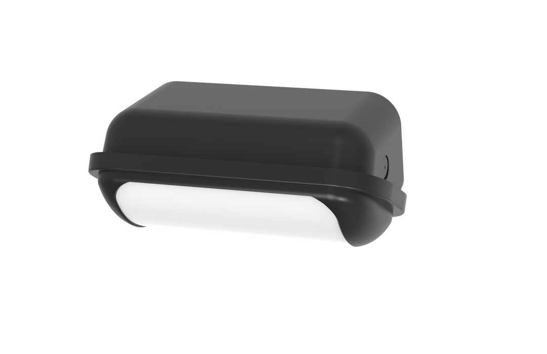 Dual Power 7/12W IP65 Bulkhead Black