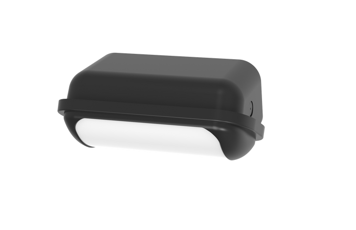 Dual Power 7/12W IP65 Bulkhead Black
