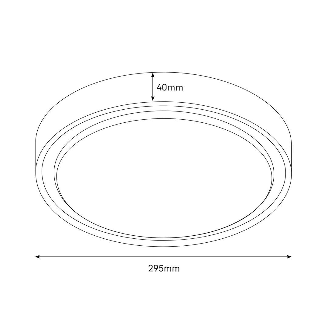 18W Weather Proof Ceiling Light