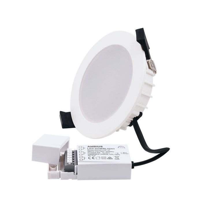 8W LED 110mm 3K 4K 5K Flat Fascia Downlight