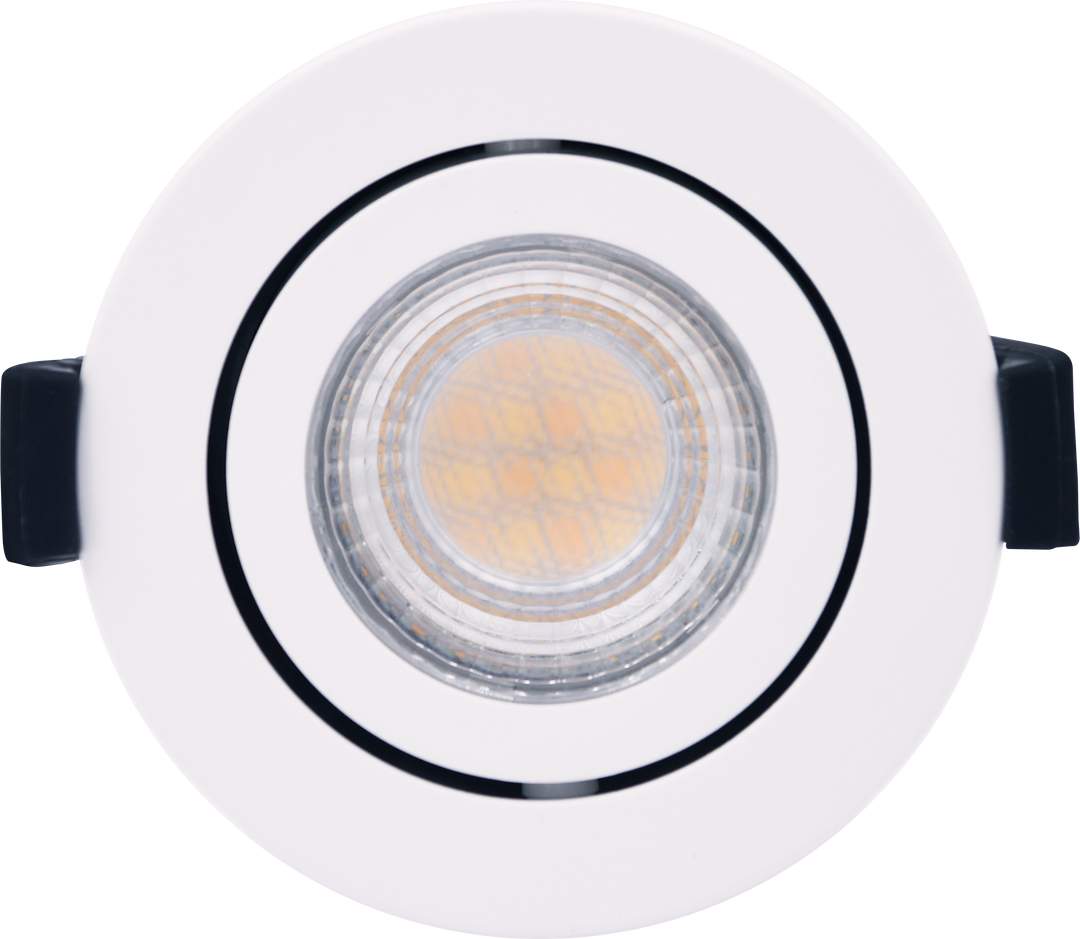 Dual Power 4/8W LED 90mm 3K 4K Tilt Downlight