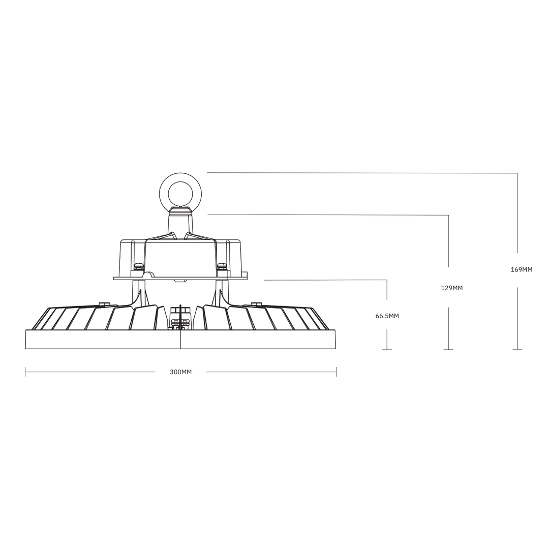 200/150/120 Watts CCT 3/4K IP65 Highbay