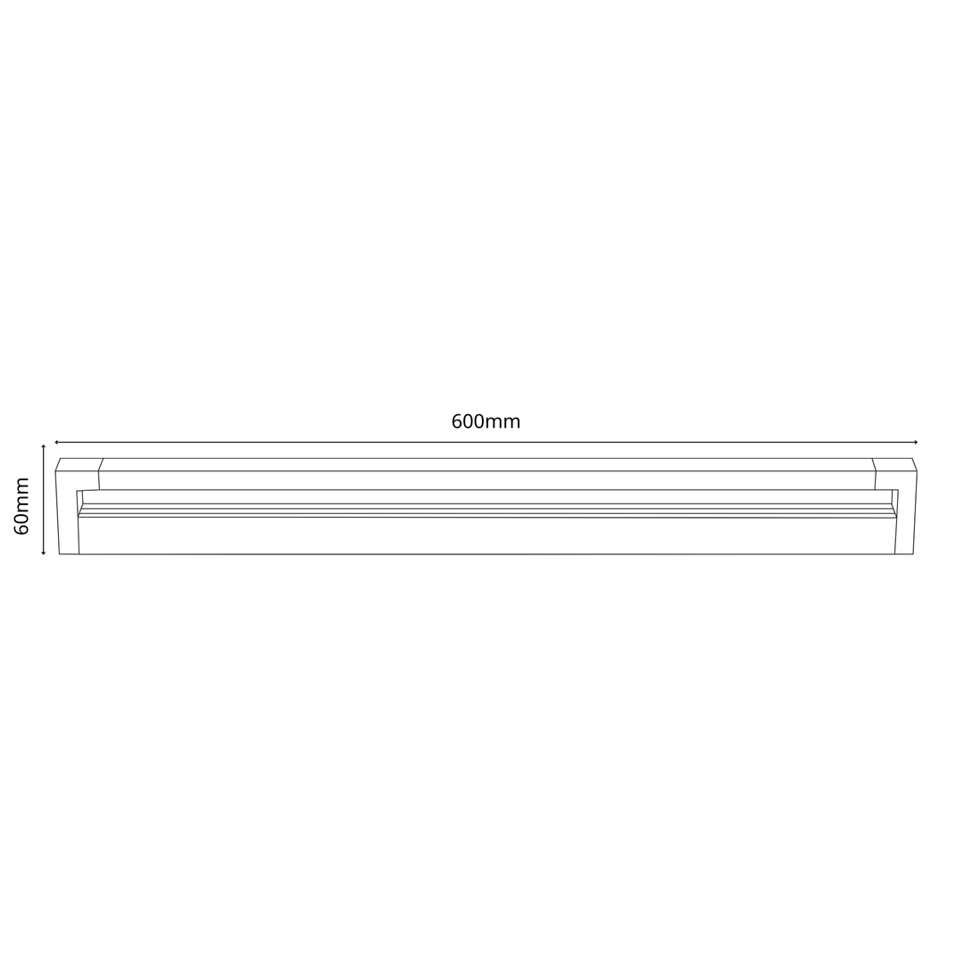 10W 600mm Acrylic Mirror Light