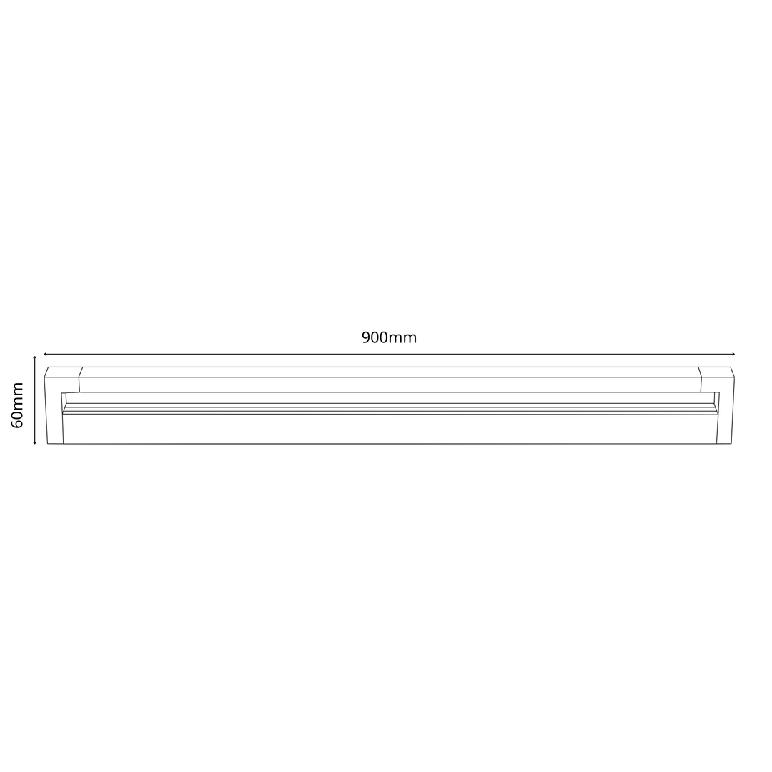 14W 900mm Acrylic Mirror Light