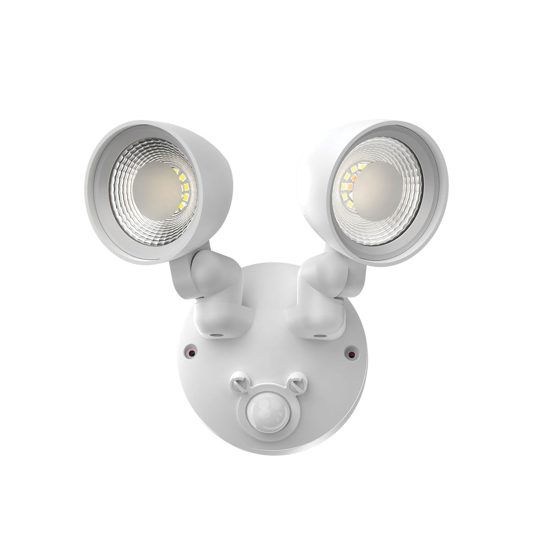 2 x 8W Security Light White