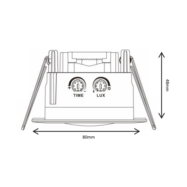 Recessed IP65 PIR Sensor