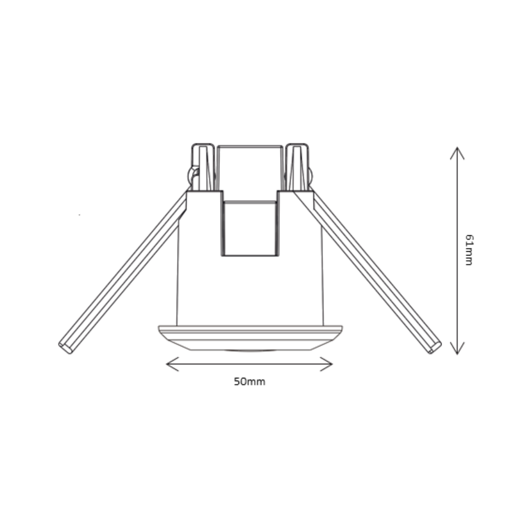 Mini Recessed PIR Sensor