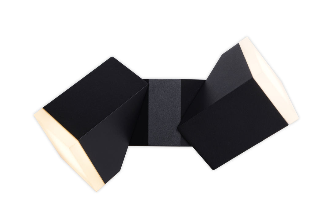 13W Nero Twin LED Square Spotlight