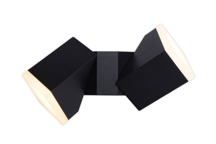 13W Nero Twin LED Square Spotlight
