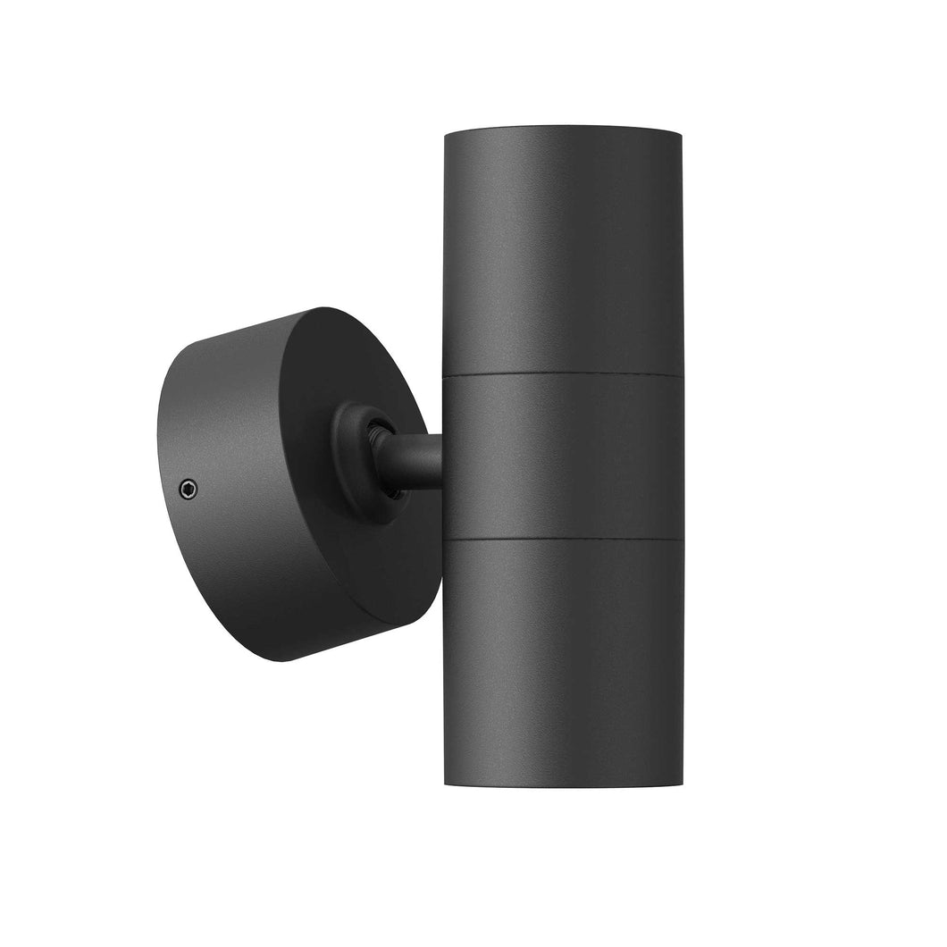 Carbon Fibre Up Down Wall Light Black