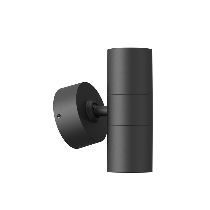 Tiltable Carbon Fibre Up Down Wall Light Black