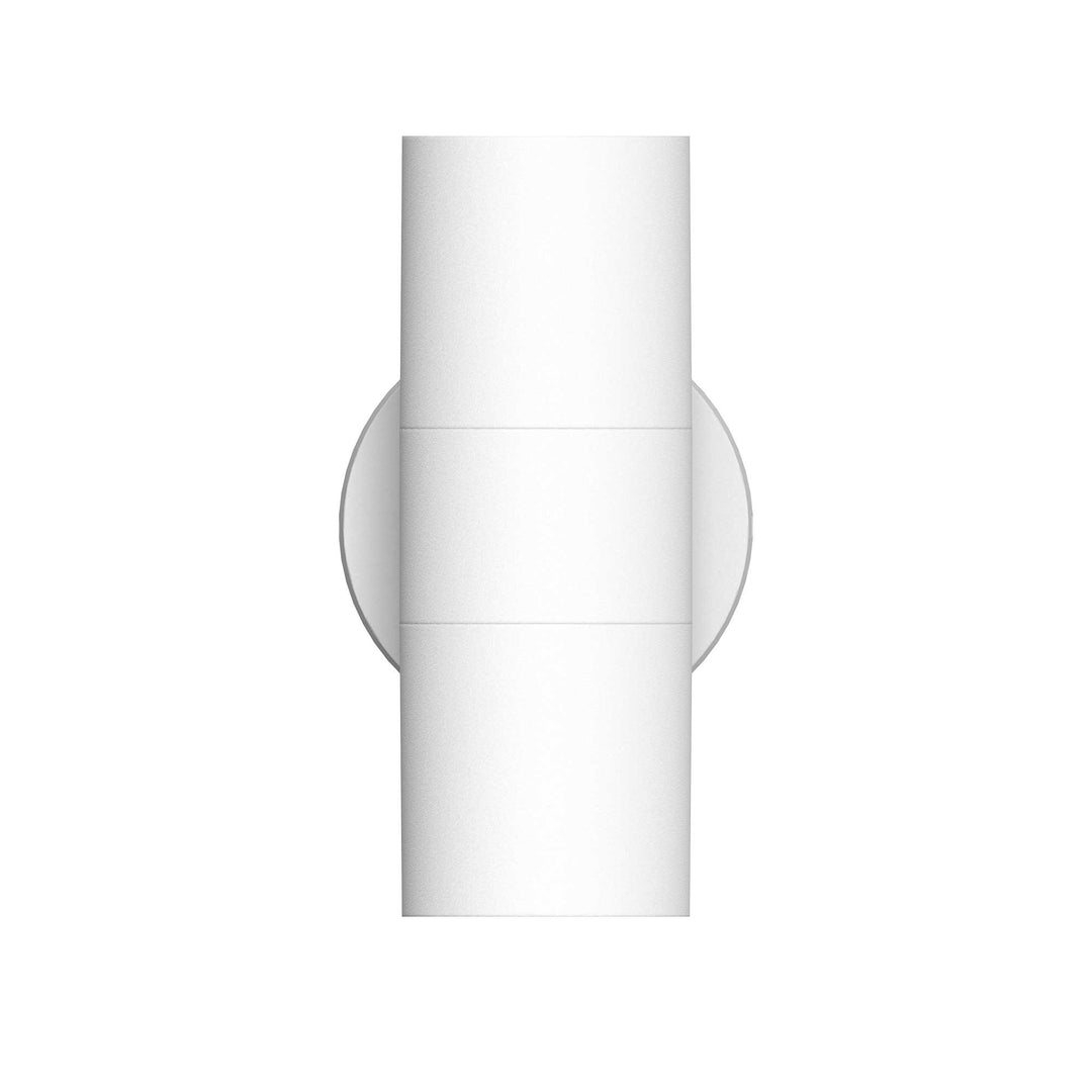 Tiltable Carbon Fibre Up Down Wall Light White