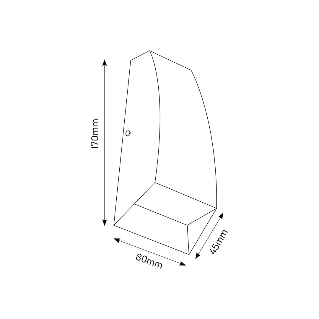 3W Slim Up Down Wall Light