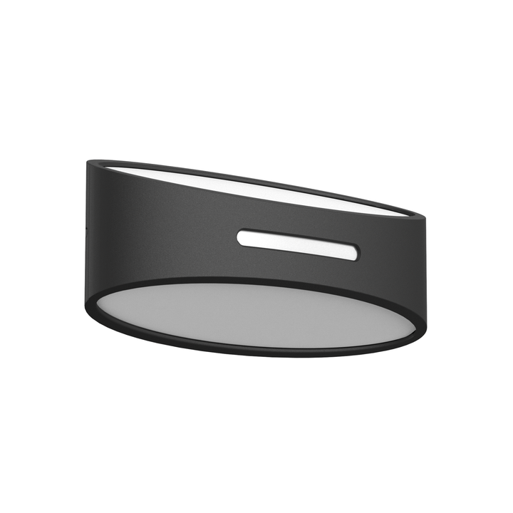 Up/Down Wall Light with Ambient Glow Black