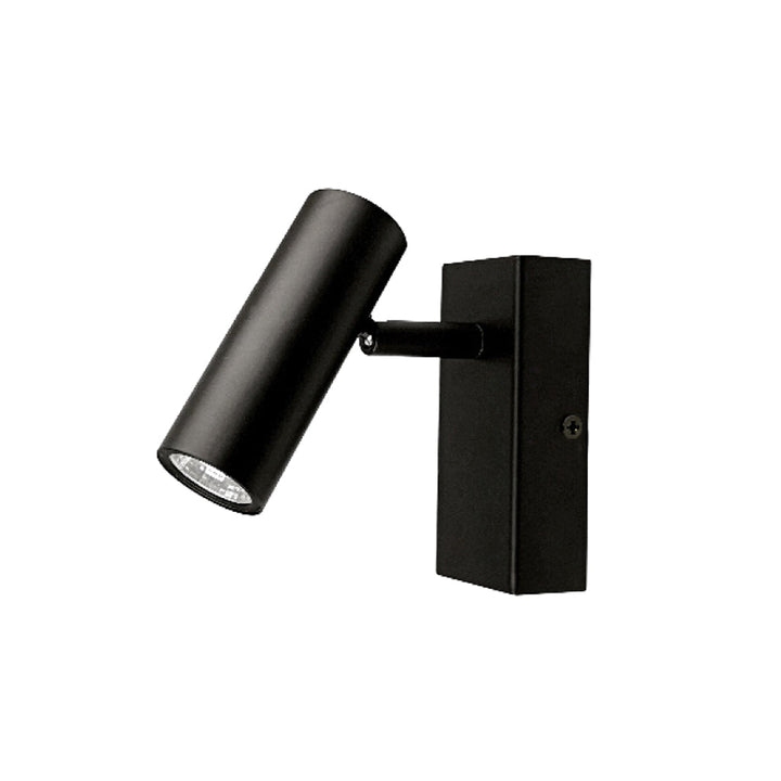 5W Slim Single LED Spotlight Black