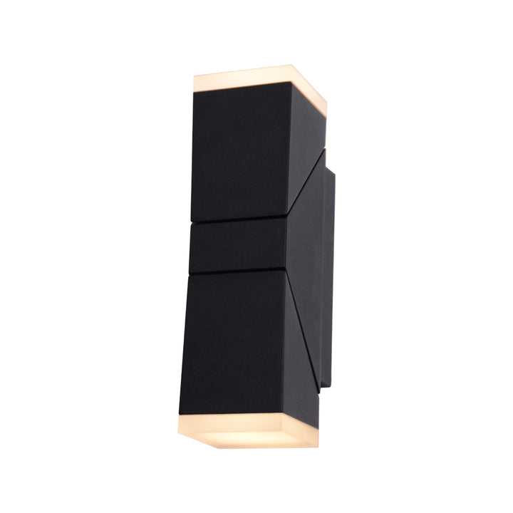 13W Nero Twin LED Square Spotlight