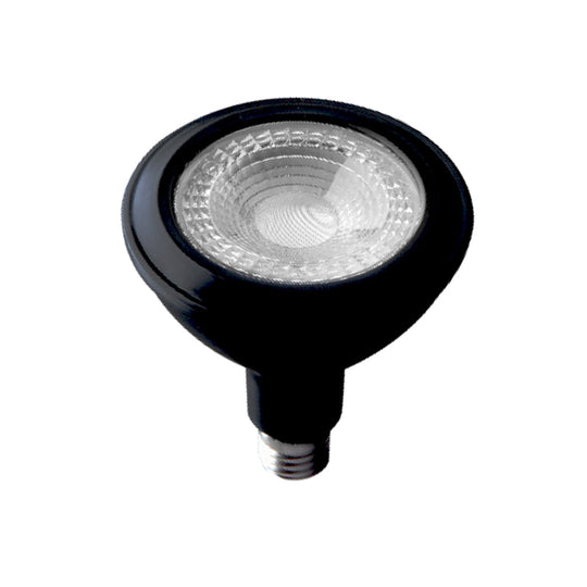 15W PAR38 LED Lamp Black IP65 – Ambius Lighting