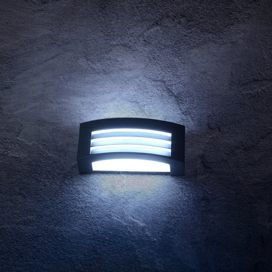 10W LED Rectangle Grill Wall Light Ambius Lighting